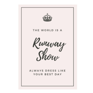 Poster "Runway Show"